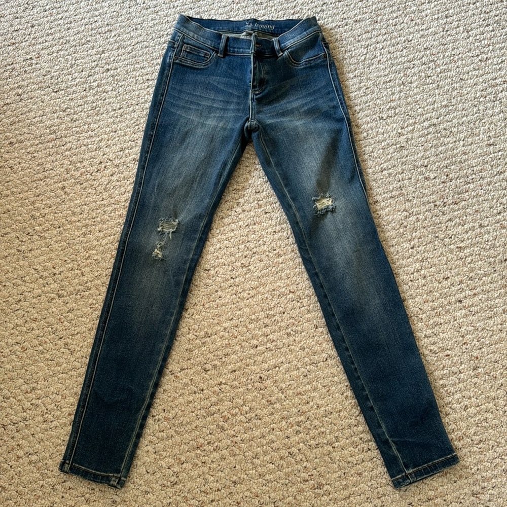 New York and Company Jean Legging Size 2